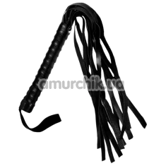 Флогер Secret Play BDSM Playing Kinky Black Bondage Whip, чорний - Фото №1