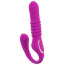 Вибратор клиторальный и для точки G с толчками Javida 3 Function Vibrator, розовый - Фото №2
