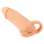 Мастурбатор-насадка Nature Skin 2 in 1 Extension + Masturbator M, тілесний - Фото №5