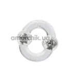 Эрекционное кольцо Magnetic Power Ring, прозрачное - Фото №1