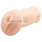 Искусственная вагина с вибрацией Crazy Bull Pocket Pussy Ruby, телесная - Фото №1