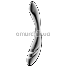 Фаллоимитатор Satisfyer Pure Gravity 3, серебряный - Фото №1