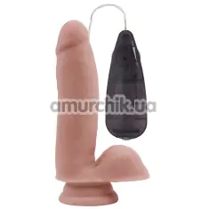 Вібратор T-skin ReaL Mantric Muse Dildo Vibrator, тілесний - Фото №1