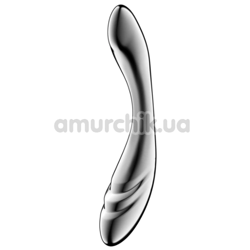 Фалоімітатор Satisfyer Pure Gravity 3, срібний - Фото №1