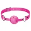 Кляп Ouch! Ball Gag With Leather Straps, розовый - Фото №1