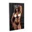 Боди Daring Intimates Strappy Body With Open Cups, черное - Фото №7