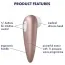 Симулятор орального секса для женщин Satisfyer Number One, золотой - Фото №13