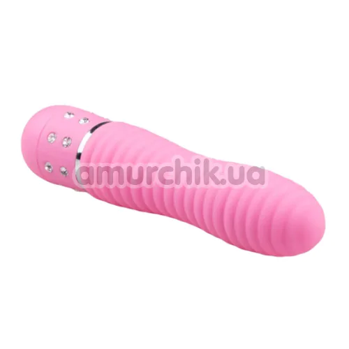 Вібратор Easy Toys Love Diamond Vibrator ребристий, рожевий