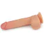 Вібратор із ротацією та підігрівом Dual-Layered Silicone Nature Cock Liam 8.5, тілесний - Фото №3
