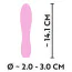 Вібратор Mini Vibrator Cuties 554200, рожевий - Фото №7