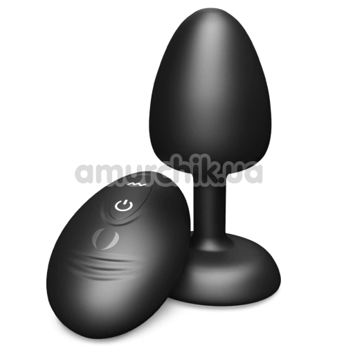 Анальная пробка с вибрацией Dorcel Geisha Plug Infinite M, черная - Фото №1