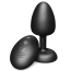 Анальная пробка с вибрацией Dorcel Geisha Plug Infinite M, черная - Фото №1