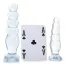 Набор анальных пробок Crystal Jellies Anal Delight Trainer Kit, прозрачный - Фото №6