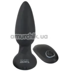 Анальна пробка з вібрацією Black Velvets Remote Controlled Vibrating Plug, чорна - Фото №1