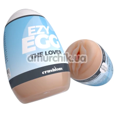 Мастурбатор Crushious Ezy Egg The Lover, телесный - Фото №1