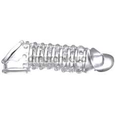 Насадка на пенис Size Matters 1.5 Inch Penis Enhancer Sleeve, прозрачная - Фото №1