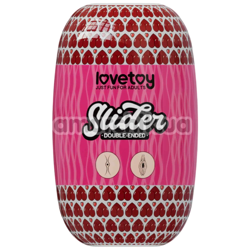 Мастурбатор Lovetoy Slider Double-Ended Masturbator Vagina And Ass, телесный