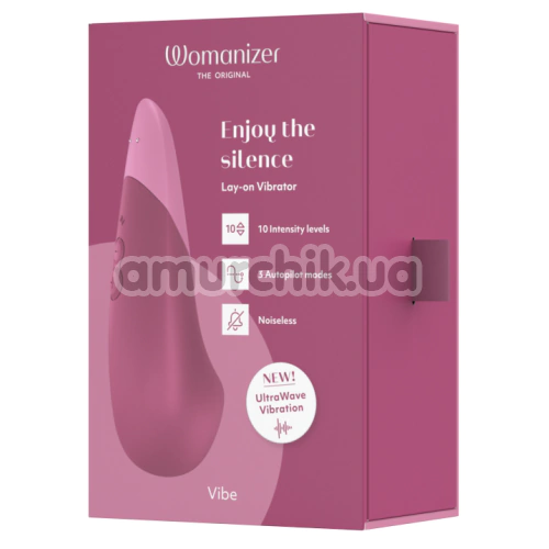 Клиторальный вибратор Womanizer Vibe, розовый