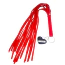 Флоггер DS Fetish Flogger With Ring, красный - Фото №1