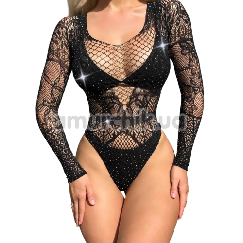 Боди JSY Sexy Lingerie WW7041, черное