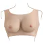 Накладні груди Gender X Undergarments Plate С-Cup, тілесні - Фото №2