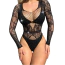 Боди JSY Sexy Lingerie WW7041, черное - Фото №11