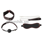 Бондажный набор Wild Play BDSM Set 4 Pcs С9, черный - Фото №1