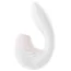 Вібратор з вакуумним стимулятором Satisfyer Supernova, білий - Фото №2