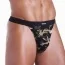 Трусы-стринги мужские Gi Jock хаки (модель NU8) - Фото №1