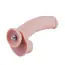 Фаллоимитатор-насадка Hismith Curved Realistic Dildo 8.27, телесный - Фото №3