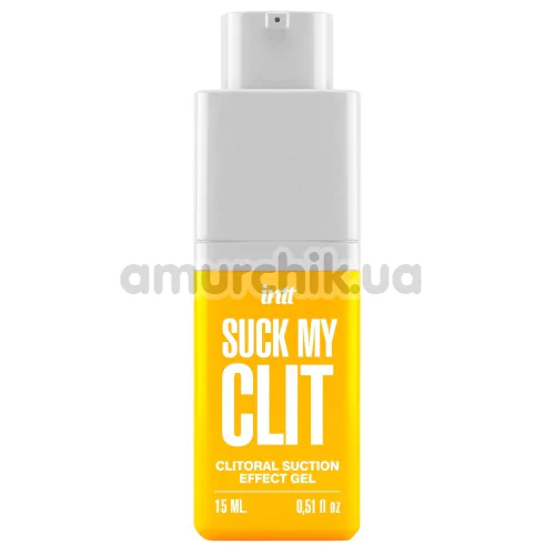 Гель для клитора с эффектом вибрации и посасывания Intt Suck My Clit - манго, 15 мл