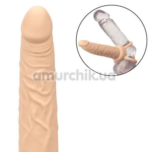 Анальная насадка с вибрацией Performance Maxx Rechargeable Dual Penetrator, телесная