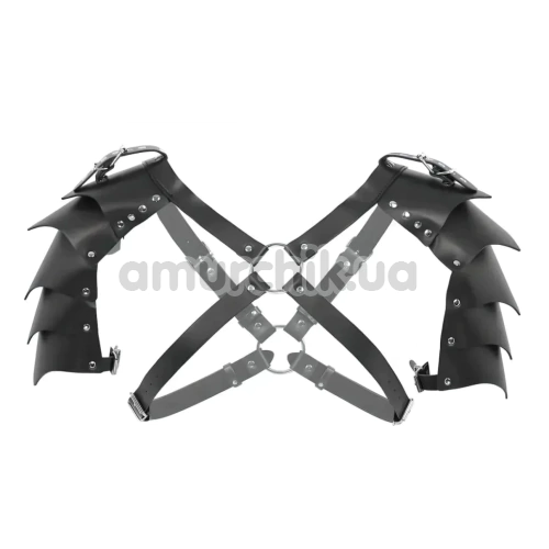 Портупея мужская DS Fetish Two Belts Flank, черная