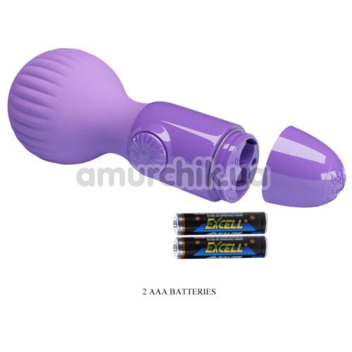 Універсальний вібромасажер Pretty Love Mini Stick Pro Little Cute, фіолетовий