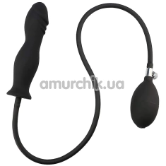 Анальный расширитель Wild Play Inflatable Anal Plug C6, черный - Фото №1