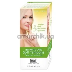 Тампони Hot Intimate Care Soft Tampons, 5 шт - Фото №1