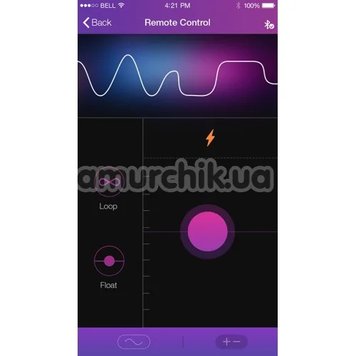 Анальна пробка з вібрацією Lovense Hush Small, чорна
