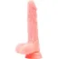 Фалоімітатор A - Toys Softskin Suction Cup Based Dildo 6.9 з мошонкою, тілесний - Фото №1