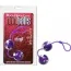 Вагинальные шарики Oscilating Duo Balls, фиолетовые - Фото №2