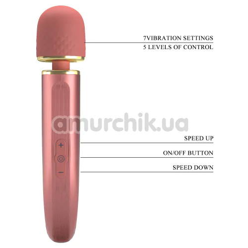 Універсальний вібромасажер Pretty Love Interesting Massager, рожевий
