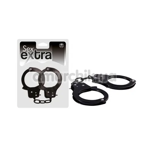 Наручники Sex Extra Metal Cuffs, черные