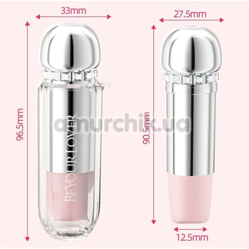 Симулятор орального сексу для жінок BeYourLover Powder Mist Lipo, рожевий