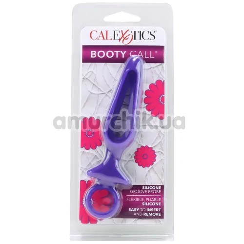 Анальная пробка Booty Call Silicone Groove Probe, фиолетовая
