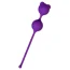 Вагінальні кульки A-Toys Pleasure Balls 764013-6, фіолетові - Фото №2