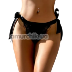 Трусики Star Night Sexy Lace-up, чорні - Фото №1