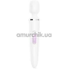 Універсальний вібромасажер Satisfyer Wand-er Woman, білий - Фото №1