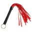 Флогер DS Fetish Leather Flogger 02040, червоно-чорний - Фото №2