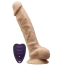 Вібратор Silexd Premium Silicone Dildo Model 1 Size 8 LRS, тілесний - Фото №1