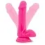 Фаллоимитатор Neo Elite Silicone Dual Density Cock with Balls 6, розовый - Фото №3