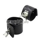 Фиксаторы для рук DS Fetish Hasp-Style Wrist Restraints, черные - Фото №1